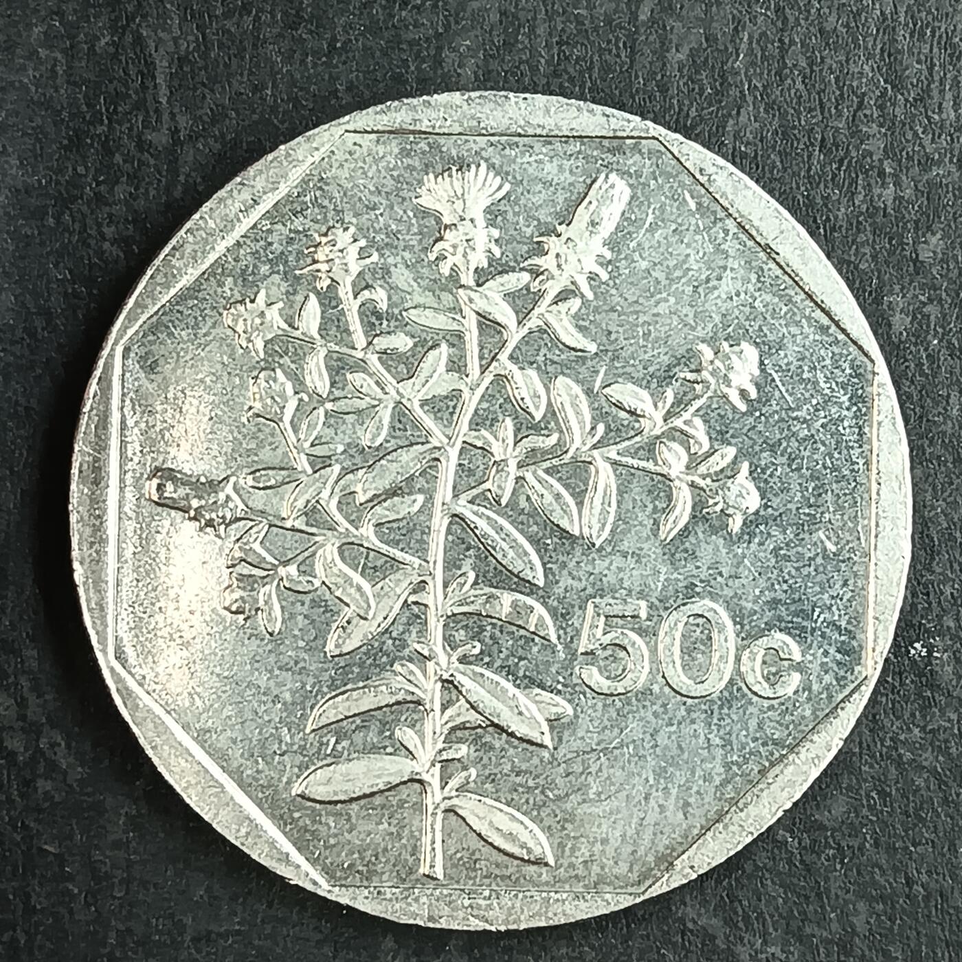 逸泉钱币2026第十五场世界钱币纪念币纸钞A883-1213A 924 马耳他50分硬币