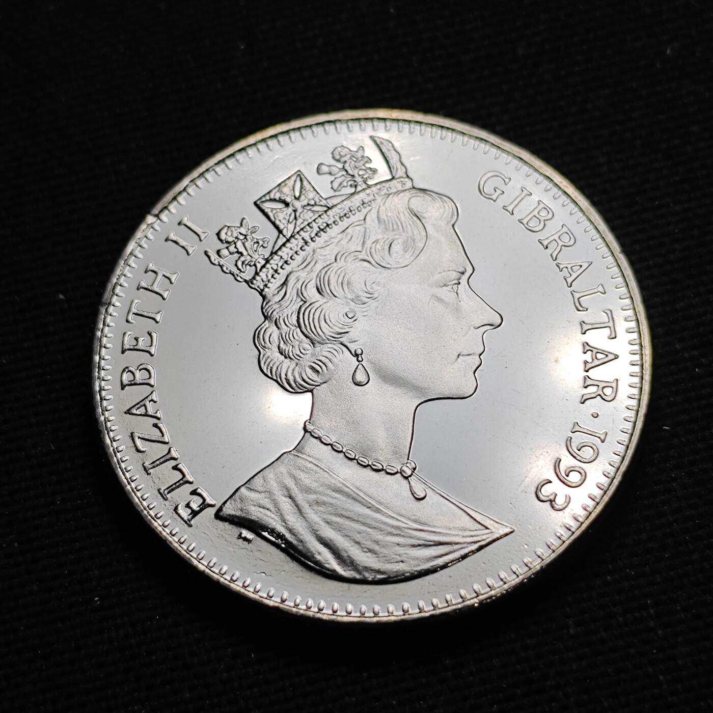 KK钱币收藏小铺  第400期  百期特拍（四拍之四）2月预留时间 周末发货   1993直布罗陀1克朗纪念币 彼得兔系列