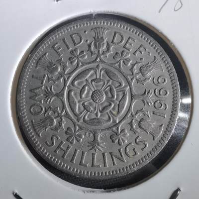 沼泽如烟--第973场 - 英国1966年2先令