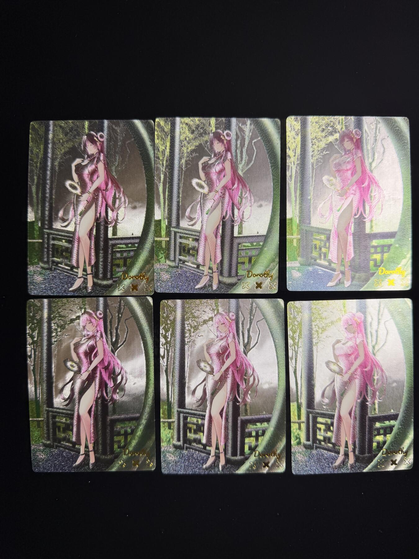 奇点新卡 无佣金 不寄存 不收拍   主攻奇点（有大佬赞助）需要多宫大佬请私聊 部分卡牌设有底价（不想玩的那么累，即使有底价也会比市场价便宜的多，懂的自然懂） 拒绝小号抬价 大家放心拍 所有拍品部分套有卡膜 部分卡牌多宫 自制卡牌 不包厂瑕 放大镜 品控 勿拍 流拍商品会循环 感谢大家支持 留个关注 不定时上新 谢谢 奇点卡牌 桃乐丝6张