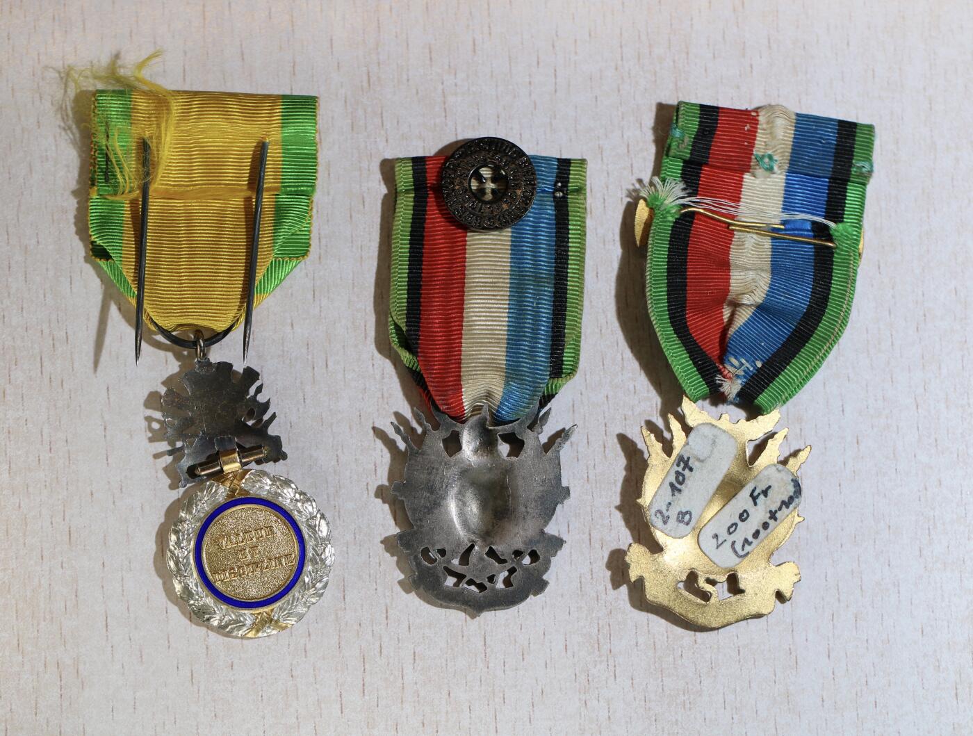 大猫徽章拍卖 第287期 法国军事荣誉与价值奖章950银，19克，法国普法战争金级，银级奖章。