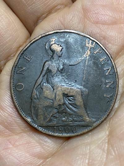 2026年第十五场(总第一百八十四场）外国好品散币场(免佣金) - 英国🇬🇧1900年1便士(维多利亚女王老年披纱)