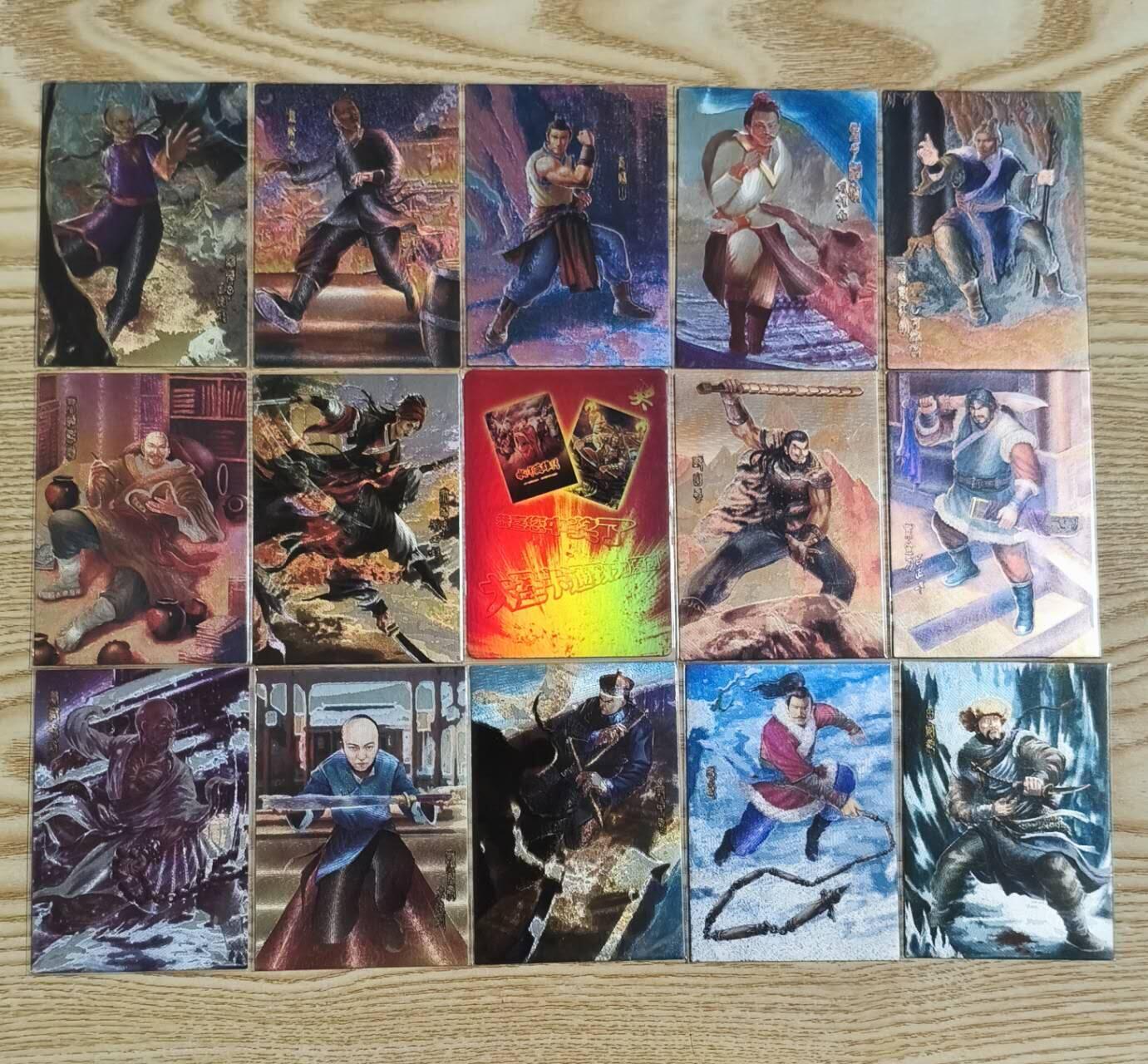 光影卡牌第29期，各家亲签，各家套卡，持续收拍品 司马金庸群侠传，各系列散卡30张，全粗工艺