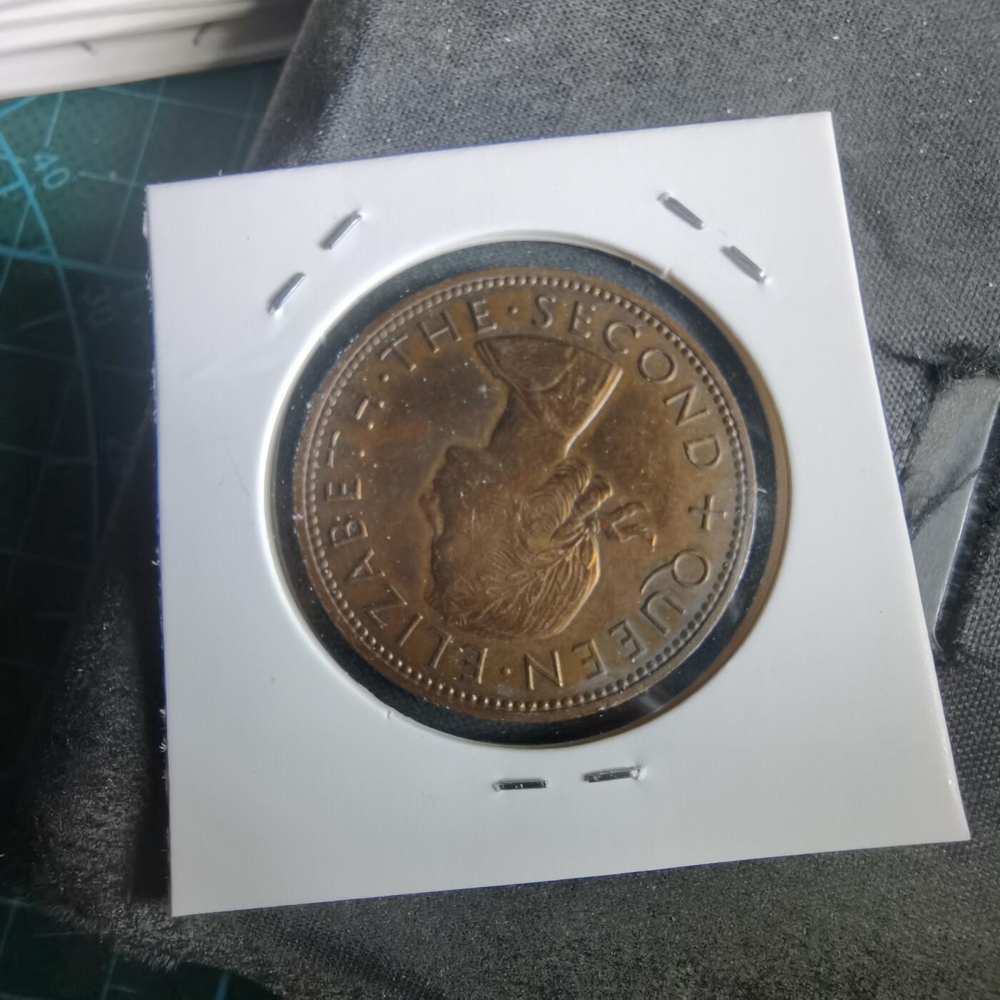 沼泽如烟--第973场 新西兰1959年1便士