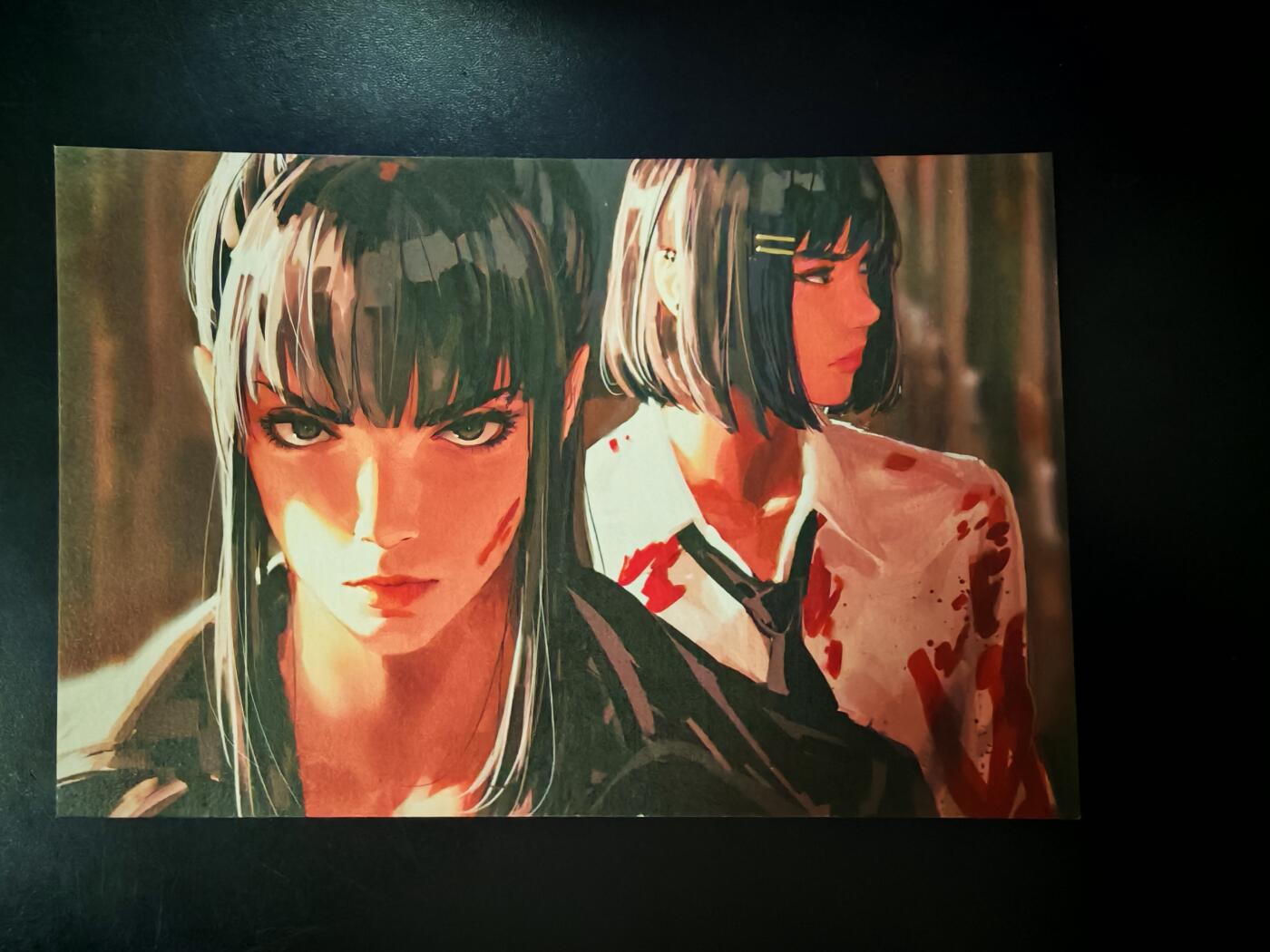 琦卡当当铺～第30期★★一大波美女正向你走来~支持寄存★★~【9点40结束】扫码加群抽[包邮券]~ 摩点众筹-顾正炜GUWEIZ-“自带故事Buff”暗黑系插画-明信片-1张