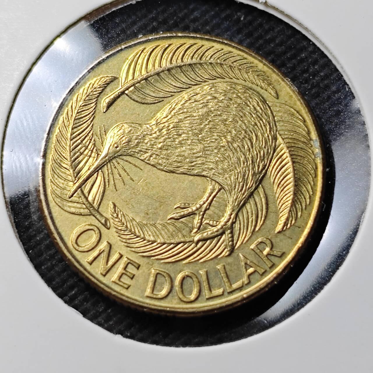 KK钱币收藏小铺  第389期  2月预留时间 周末发货 新西兰1元 