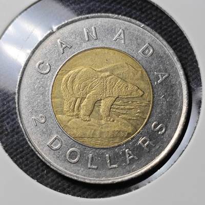 KK钱币收藏小铺  第389期  2月预留时间 周末发货 -  加拿大2元