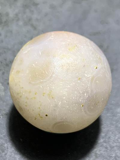 精美冻料亚光战国红玛瑙圆珠一颗！ - 精美冻料亚光战国红玛瑙圆珠一颗！