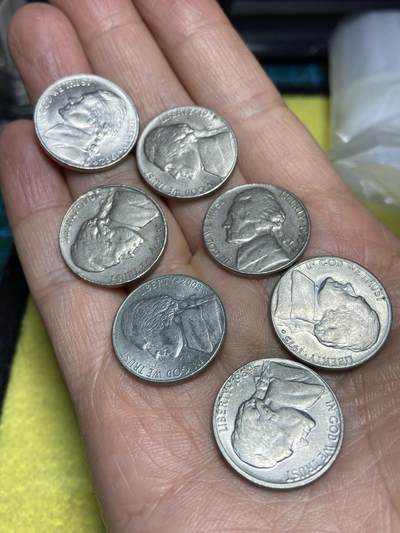 2026年第十五场(总第一百八十四场）外国好品散币场(免佣金) - 美国🇺🇸5分7枚：1964年70年75年77年89年92年2002年