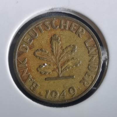 沼泽如烟--第973场 - 德国1949年5芬尼银行版