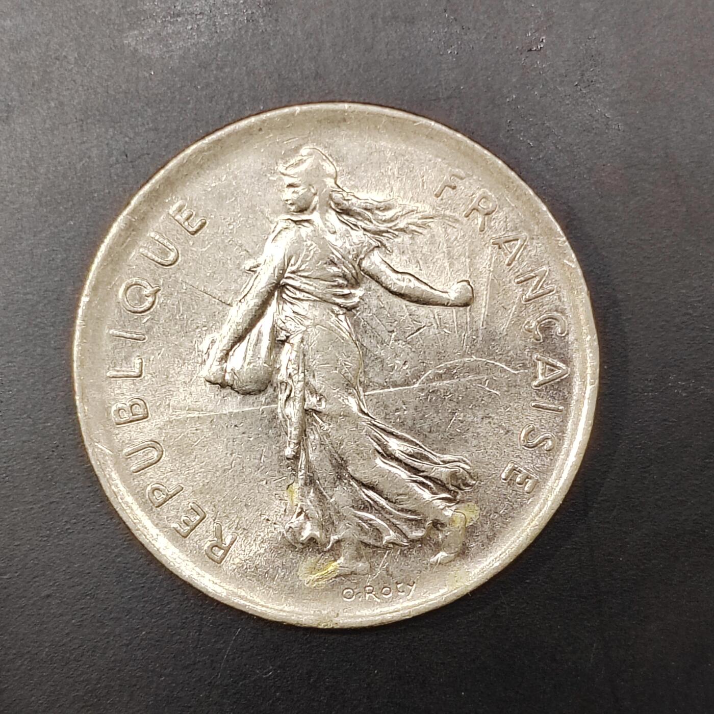 2026C2逸泉钱币C2世界各国纸钞钱币纪念币专场第七场C2 1-420 222法国5法郎硬币