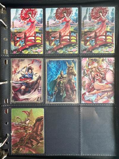 NO.22 好又多金牌大场，年前倒数第3期！每周一站式配齐，方便凑单！（周6晚9点截拍，卖家送拍0抽成！） 【套卡+卡册】卡玩帕克 神州群英志1-3弹齐，含三工艺套卡、解锁卡、599档特卡，2本卡册，送海报2个