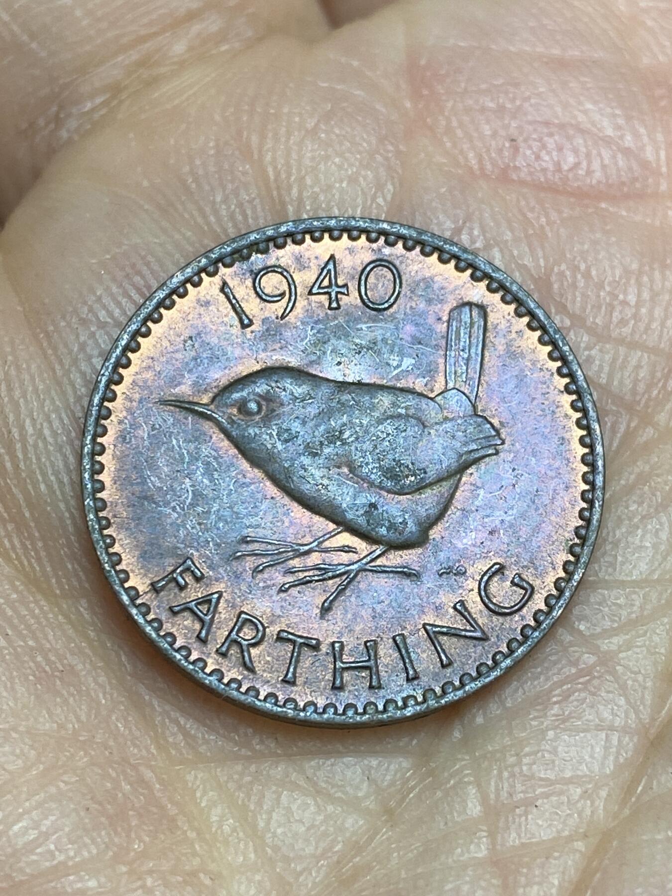 2026年第十五场(总第一百八十四场）外国好品散币场(免佣金) 英国🇬🇧1940年1法新(乔治六世第一版)