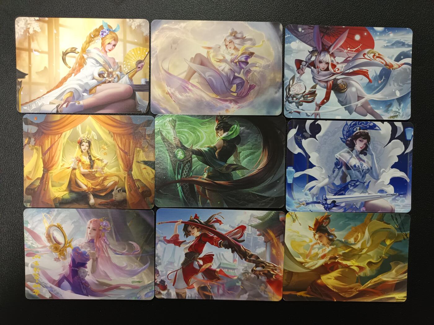 天玑星卡拍第165期《1.26周一截拍》持续收拍收评中 满赠卡需备注 王者荣耀 自制卡 粗闪 九张