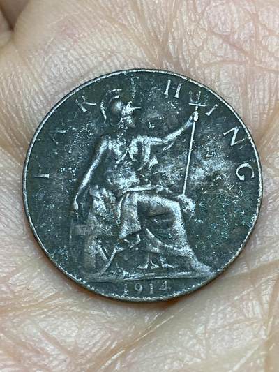 2026年第十五场(总第一百八十四场）外国好品散币场(免佣金) - 英国🇬🇧1914年1法新(乔治五世第一版)