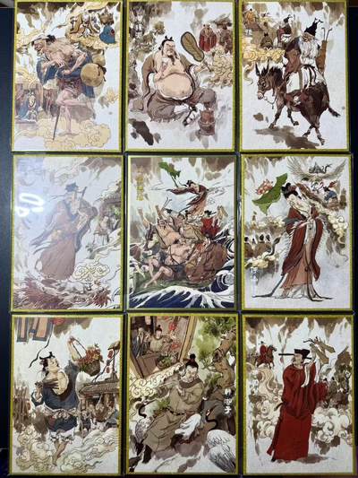 NO.22 好又多金牌大场，年前倒数第3期！每周一站式配齐，方便凑单！（周6晚9点截拍，卖家送拍0抽成！） 【1/1签绘色纸】超吉梦 张导签绘 千手观音像 背面八仙过海+八仙色纸【甘露轻施消苦厄，莲台端坐护慈航】