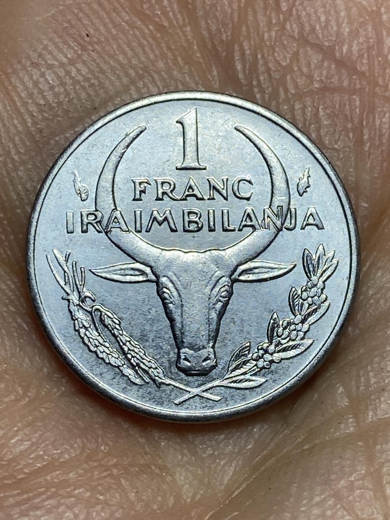 2026年第十五场(总第一百八十四场）外国好品散币场(免佣金) 马达加斯加🇲🇬1993年1法郎