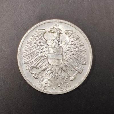 2026C2逸泉钱币C2世界各国纸钞钱币纪念币专场第七场C2 1-420 - 260奥地利1957年硬币