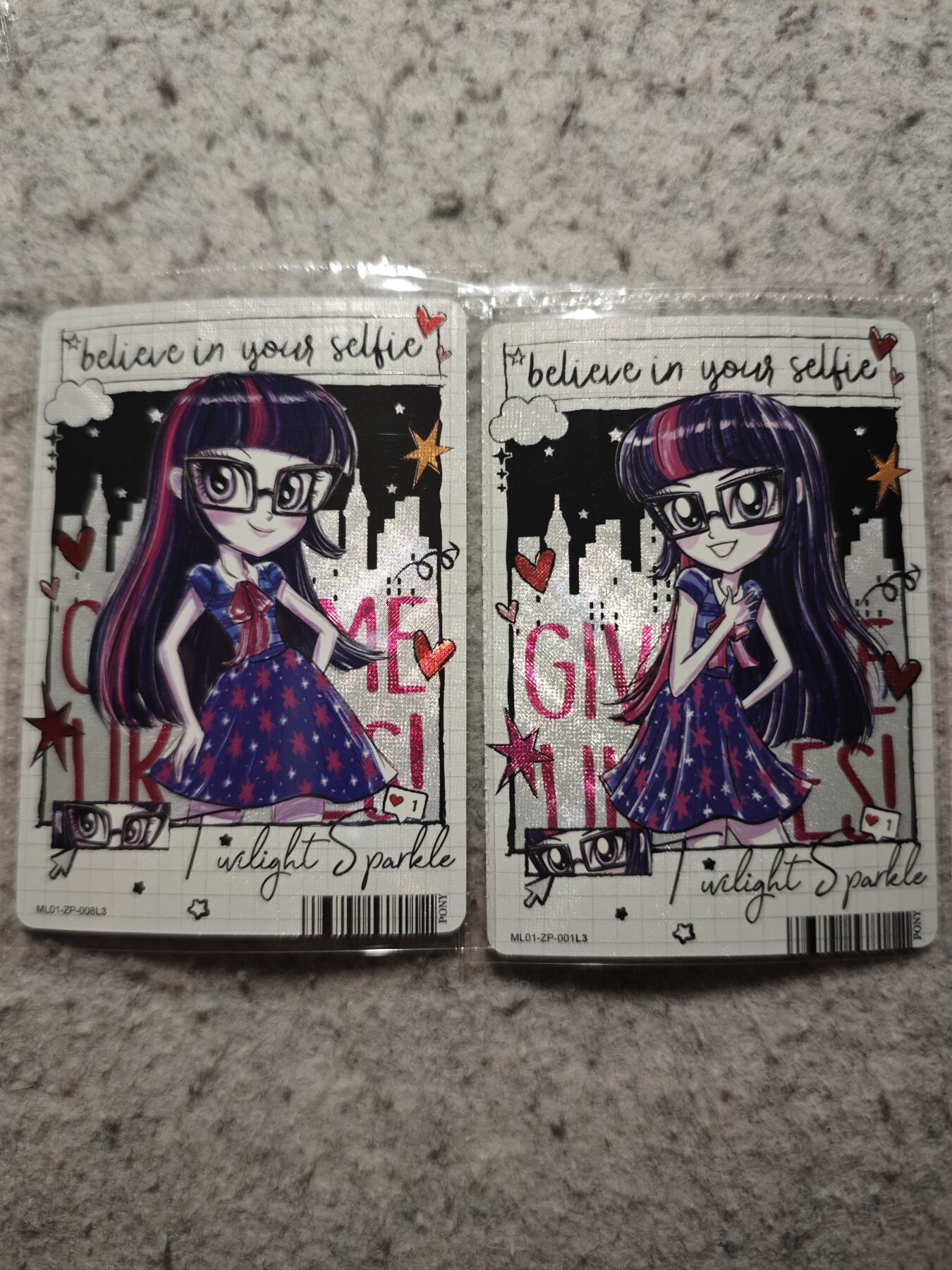 【随心含颖卡拍54期】卡游/集卡社/卡卡沃 抽卡机专场拍卖【无佣金】 卡游 小马宝莉 紫悦2张