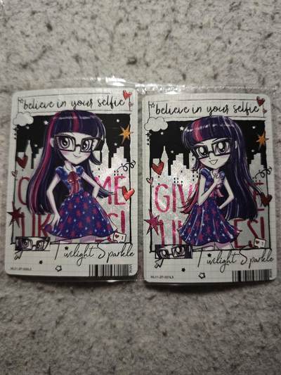 【随心含颖卡拍54期】卡游/集卡社/卡卡沃 抽卡机专场拍卖【无佣金】 - 卡游 小马宝莉 紫悦2张