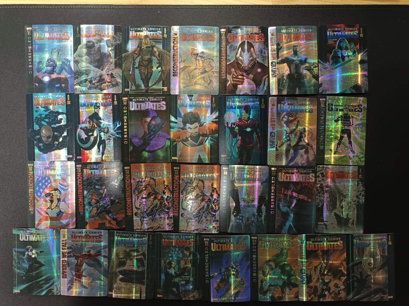 天玑星卡拍第165期《1.26周一截拍》持续收拍收评中 满赠卡需备注 漫威英雄 纱布闪 自制卡 29张