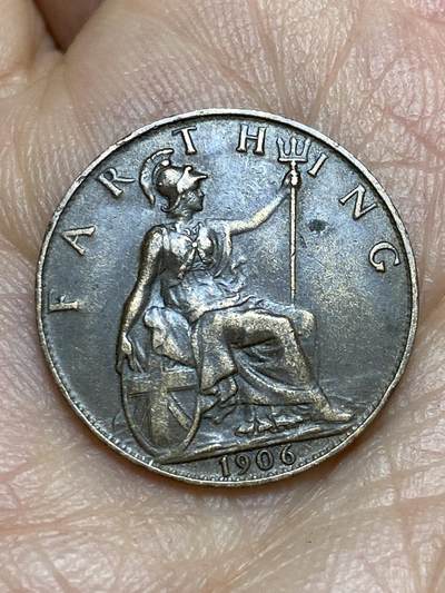 2026年第十五场(总第一百八十四场）外国好品散币场(免佣金) - 好品–英国🇬🇧1906年1法新(爱德华七世时期)