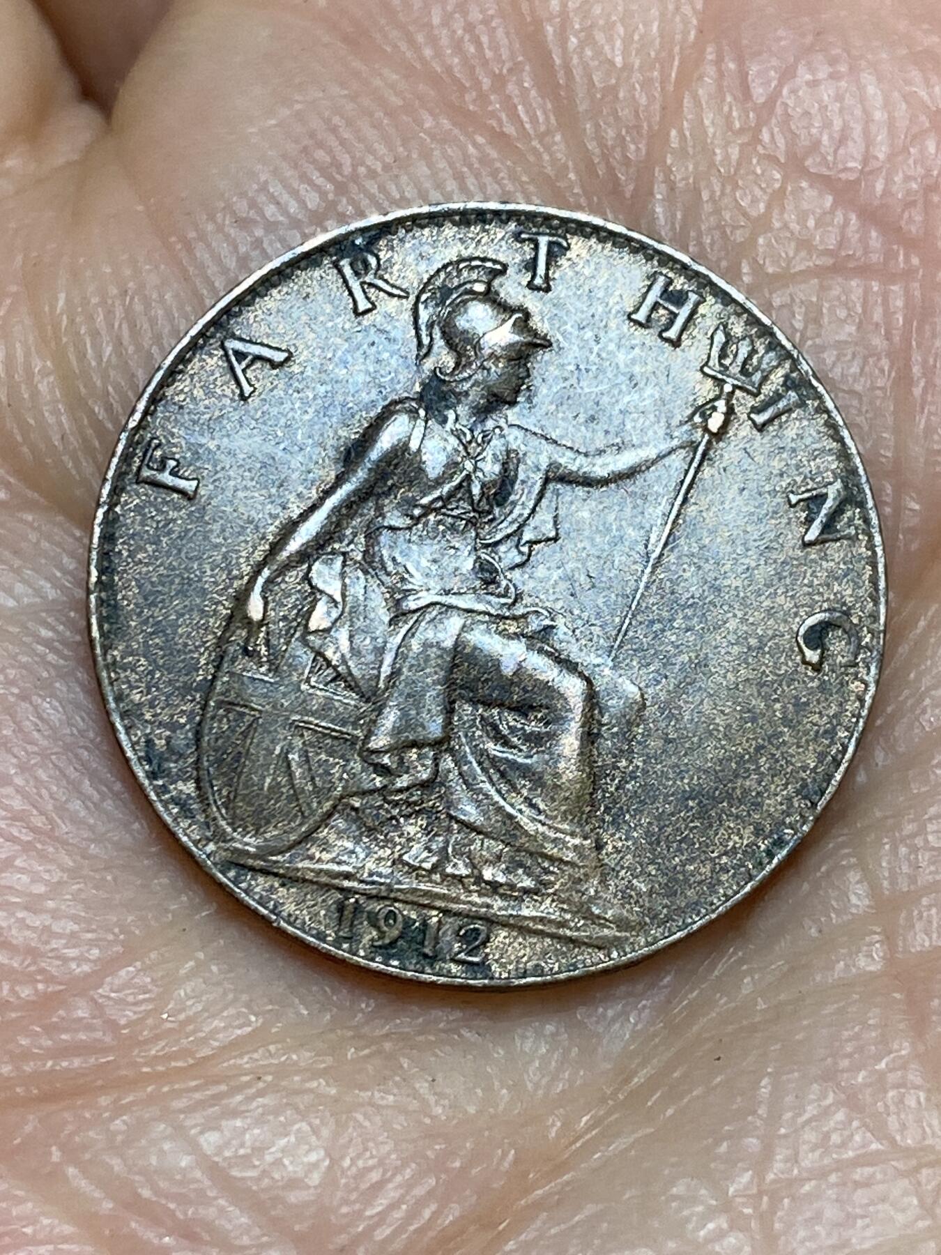 2026年第十五场(总第一百八十四场）外国好品散币场(免佣金) 英国🇬🇧1912年1法新(乔治五世第一版)