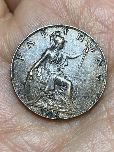 2026年第十五场(总第一百八十四场）外国好品散币场(免佣金) - 英国🇬🇧1912年1法新(乔治五世第一版)