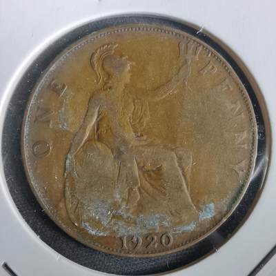 沼泽如烟--第973场 - 英国1920年1便士