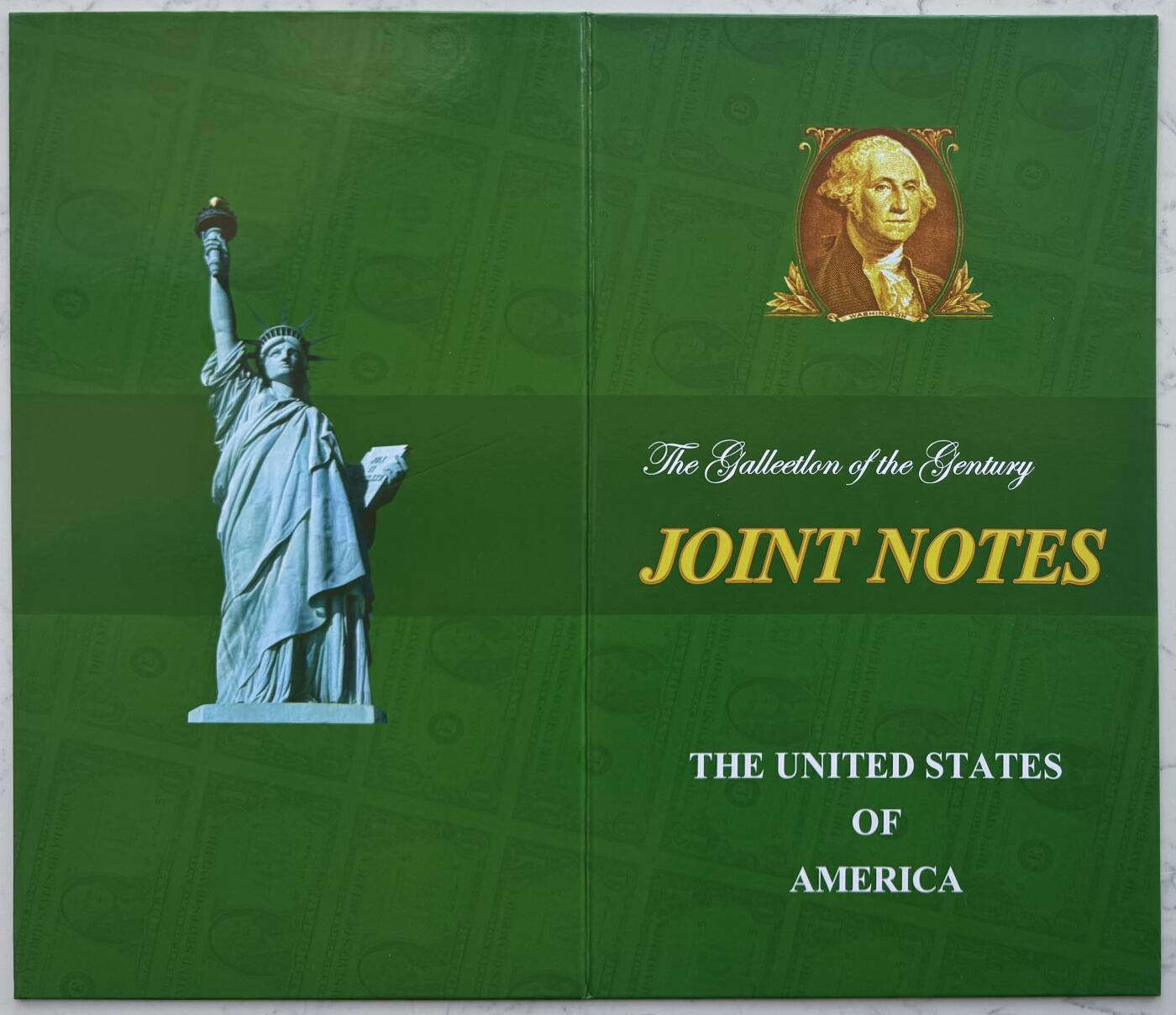 2026第2场（总第229期）：精品测试钞、连体钞综合场 四连体/美国2003年版2美元豪华硬册装UNC（B库印）