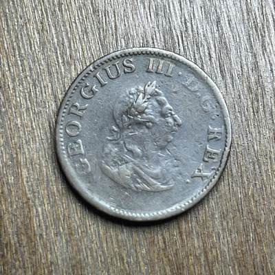 【铜匠收藏】★第140加场★精品老铜币 硬币专场 不寄存，200包邮。不满200元，支付5元运费。《接受代拍 代送NGC评级》 - 88【无寄存】稀少的 1805 乔三 爱尔兰 半便士铜币