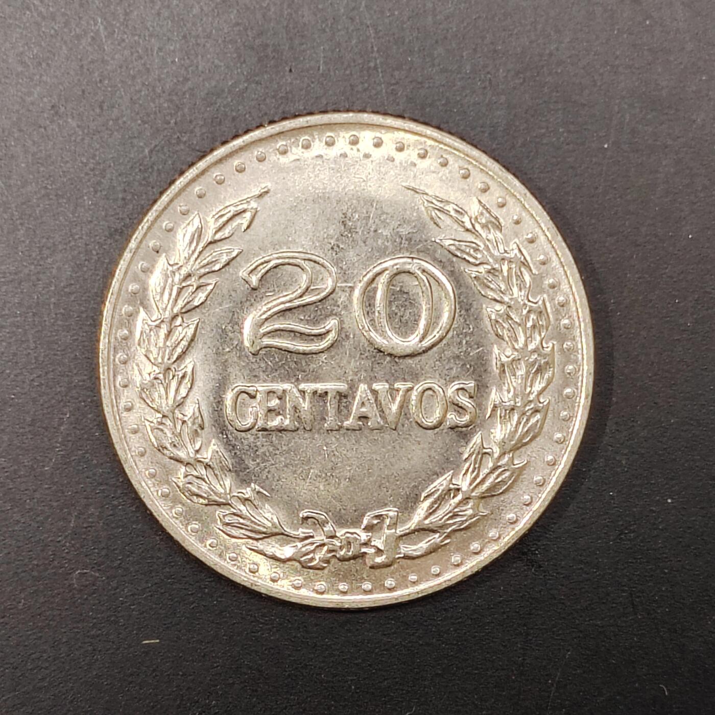 2026C2逸泉钱币C2世界各国纸钞钱币纪念币专场第七场C2 1-420 275哥伦比亚20分硬币