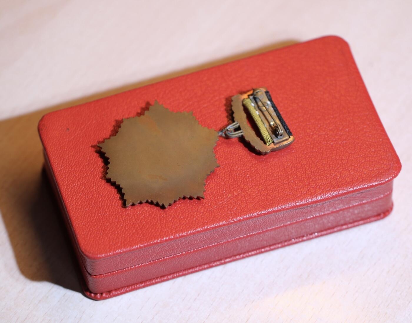 大猫徽章拍卖 第287期 东德铜级祖国功勋勋章 第一版提手环