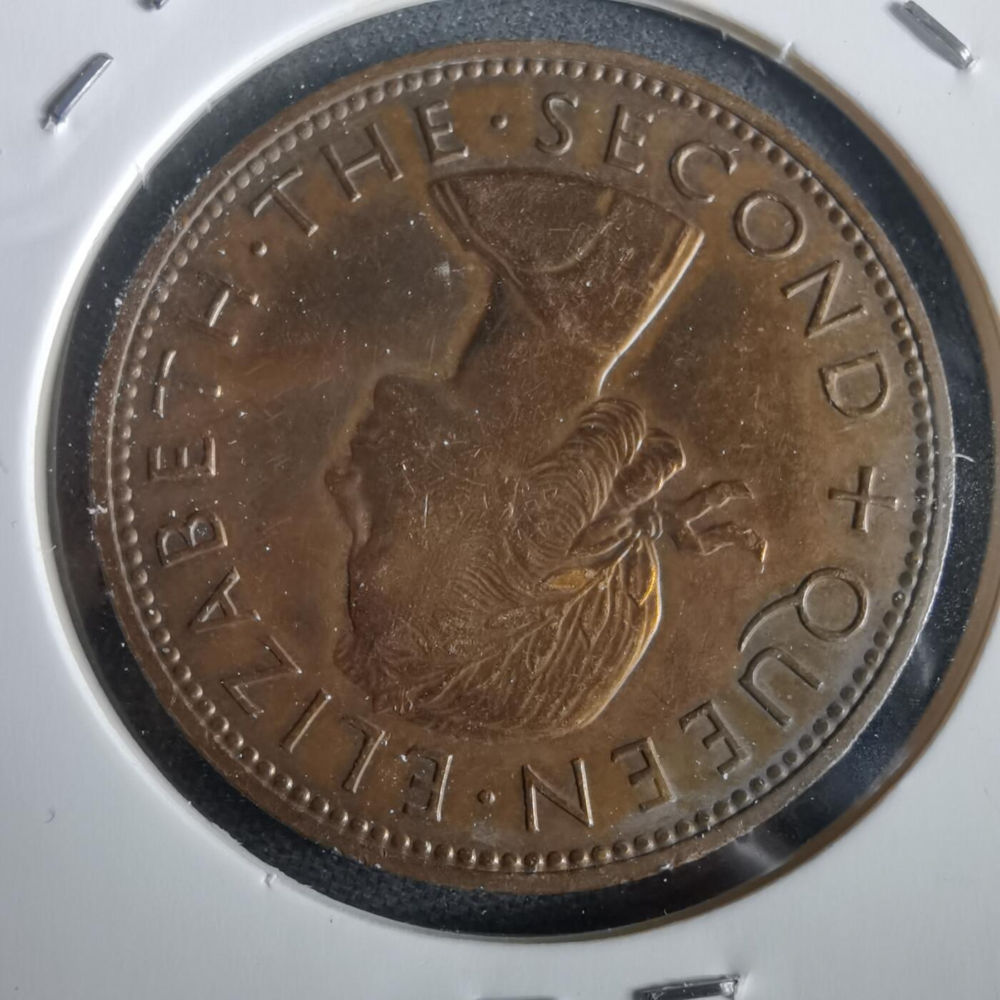 沼泽如烟--第973场 新西兰1959年1便士