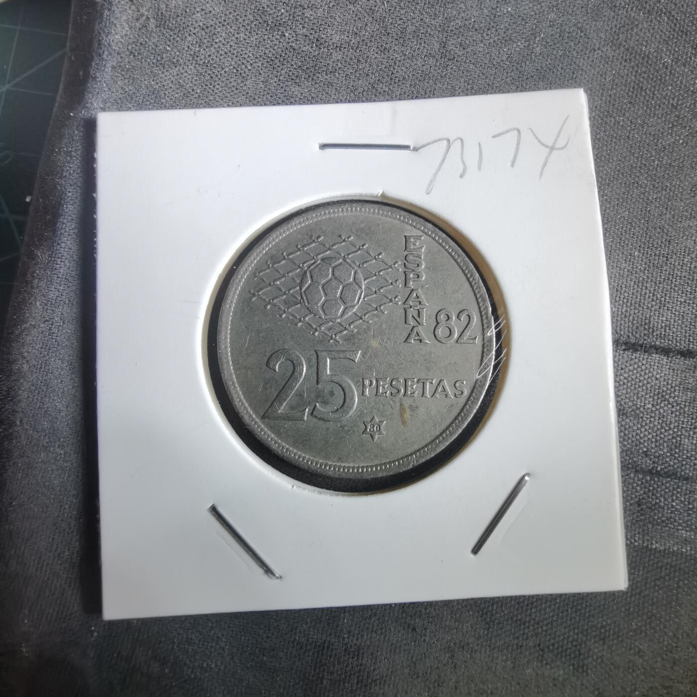 沼泽如烟--第973场 西班牙25比塞塔足球