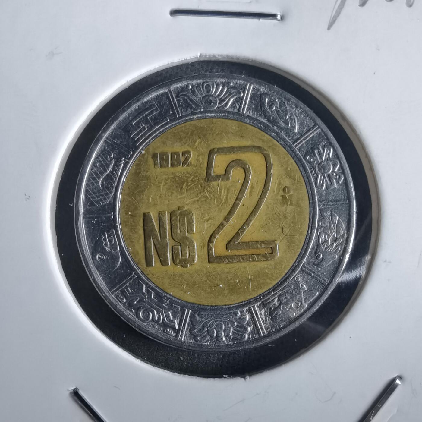 沼泽如烟--第972场 墨西哥1992年2比索