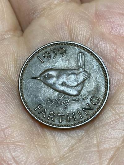 2026年第十五场(总第一百八十四场）外国好品散币场(免佣金) - 英国🇬🇧1939年1法新(乔治六世第一版)