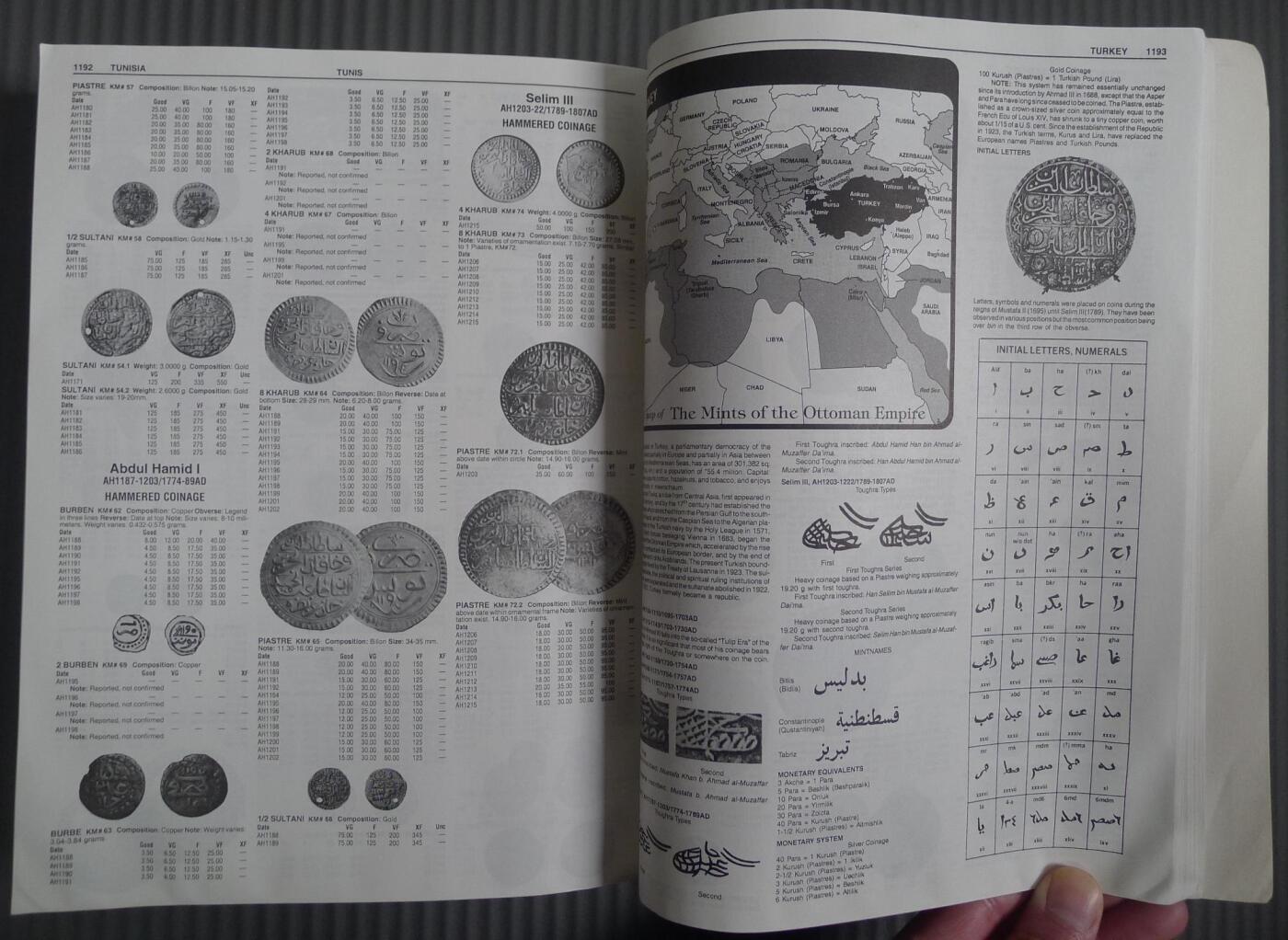 世界钱币章牌书籍专场拍卖01.25 世界硬币目录1701--1800