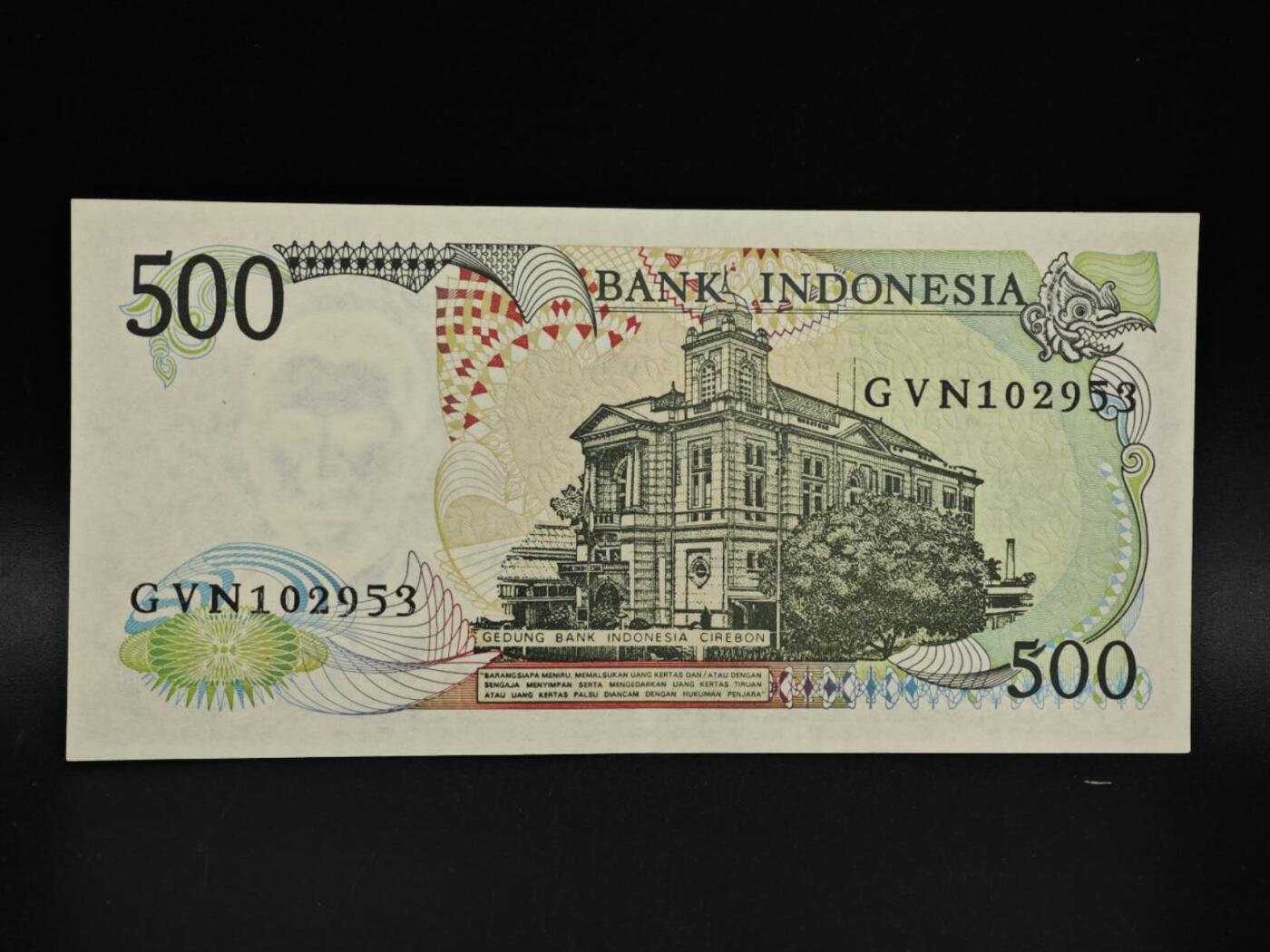 【淘币小摊】实时拍第八百五十四拍   无佣金福利纸币场   满百包邮可预留二周 每周一统一发货   印尼500卢比纸币