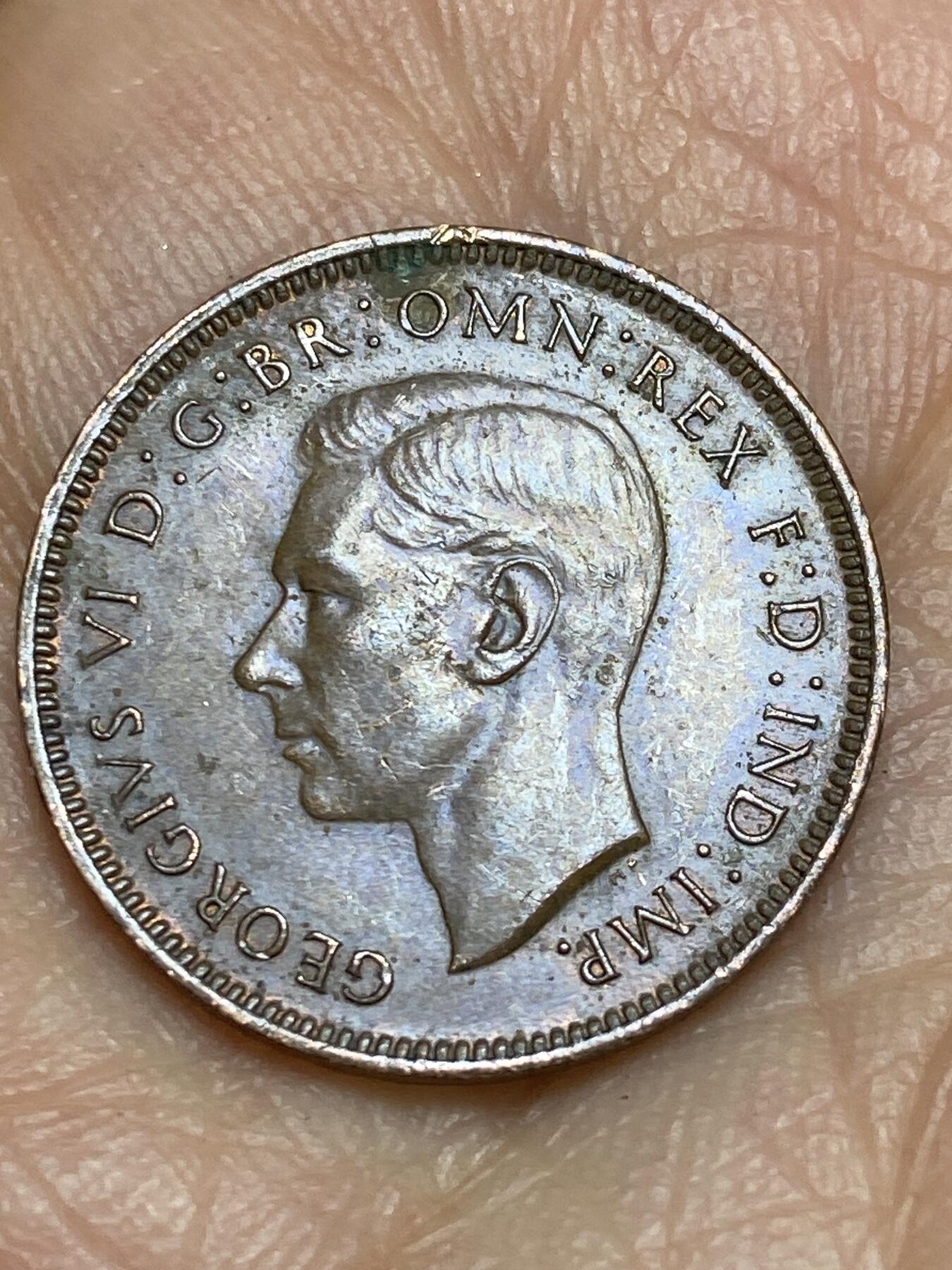 2026年第十五场(总第一百八十四场）外国好品散币场(免佣金) 英国🇬🇧1945年1法新(乔治六世第一版)