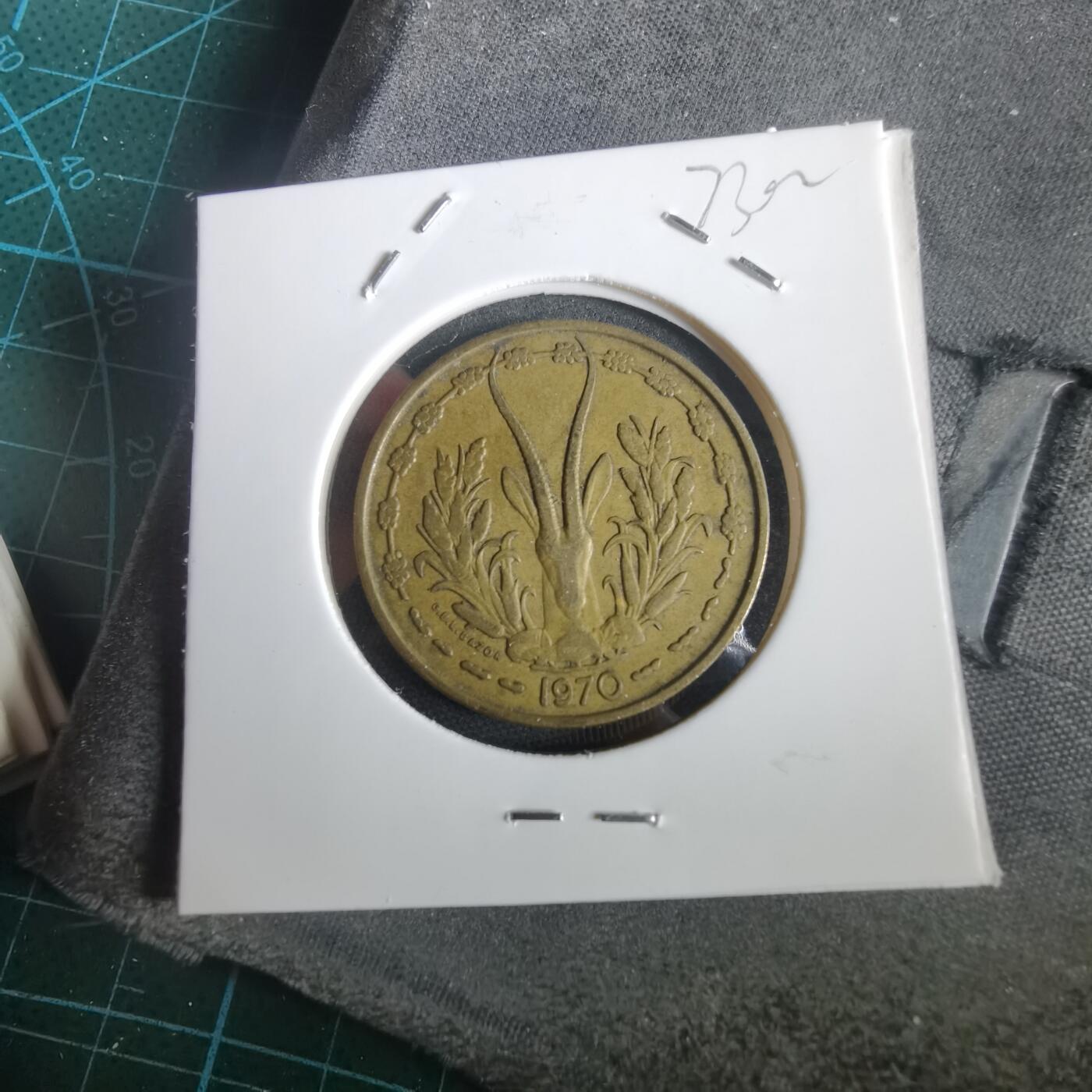 沼泽如烟--第973场 西非1970年25法郎