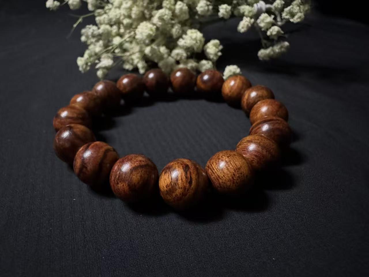 零元拍：海南黄花梨手串12MM