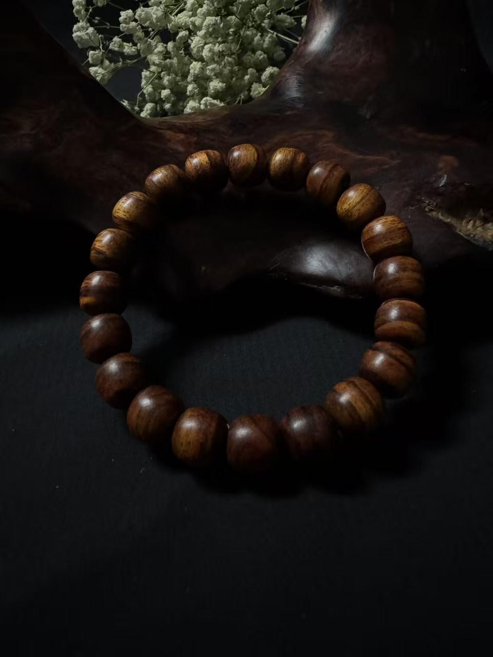 零元拍：海南黄花梨老型珠手串11/10MM