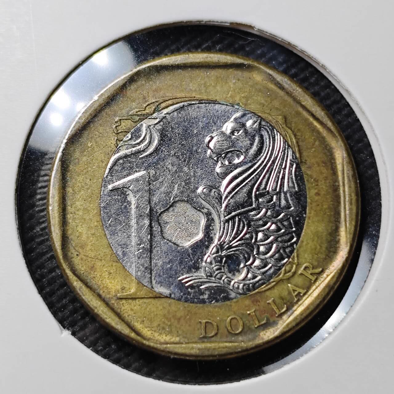 KK钱币收藏小铺  第389期  2月预留时间 周末发货  新加坡1元