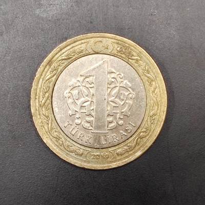 2026C2逸泉钱币C2世界各国纸钞钱币纪念币专场第七场C2 1-420 - 245土耳其1里拉双色币