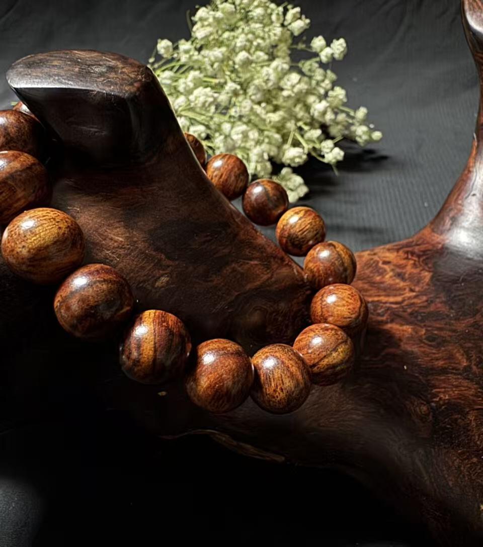 零元拍：海南黄花梨手串12MM