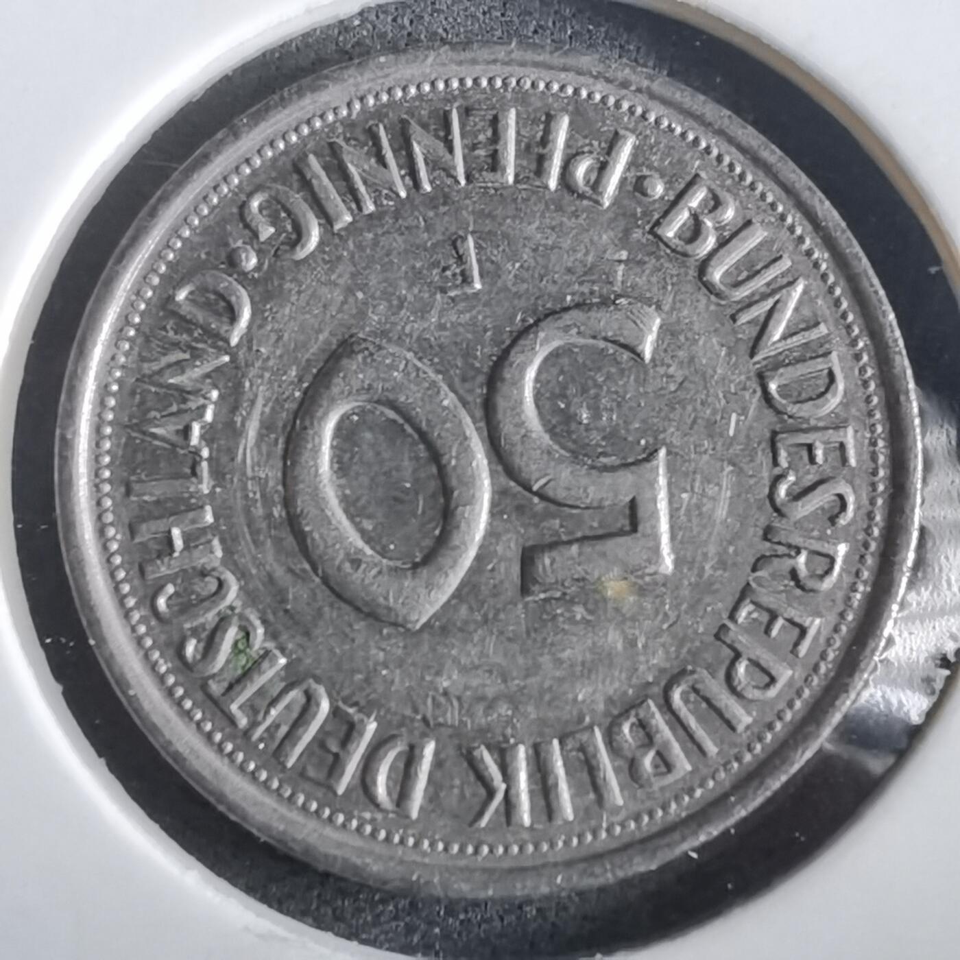 沼泽如烟--第973场 德国1988年50芬尼