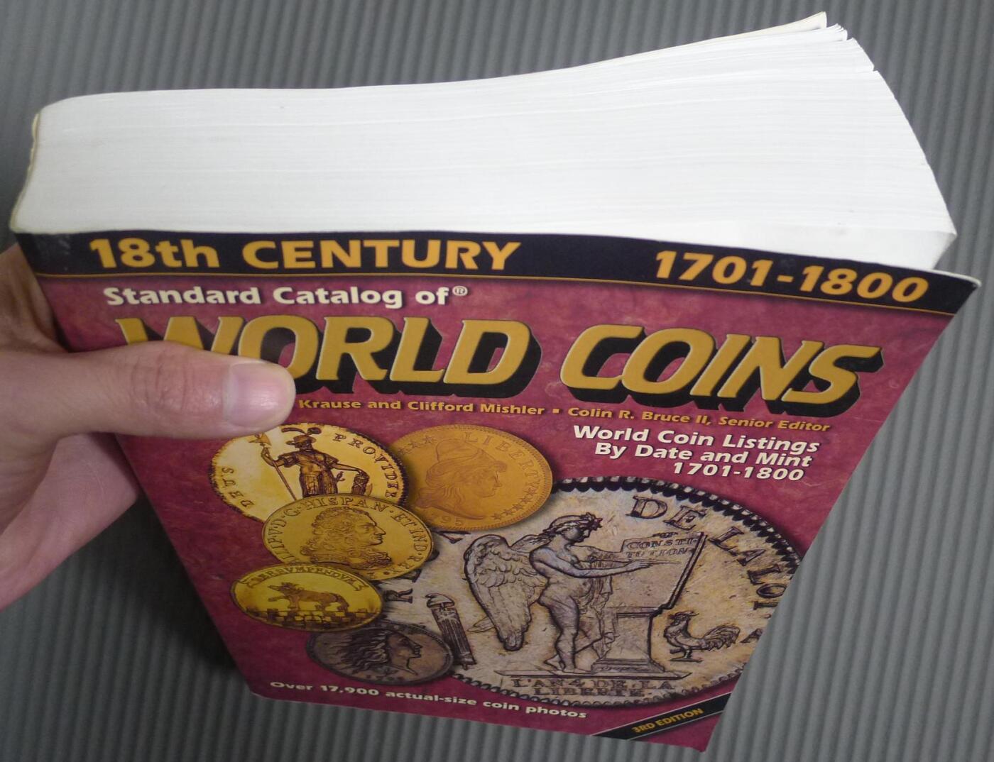 世界钱币章牌书籍专场拍卖01.25 世界硬币目录1701--1800