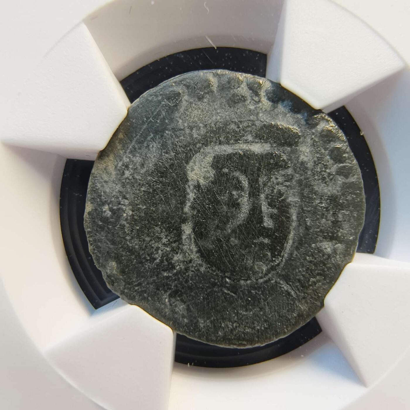 七河·世界币章矿标杂件每周小拍（总第35期）（本场周二结标） （5）k624 大唐西域粟特币 昭武九姓·石国 贝纳坎城铜币 华夏评级F15