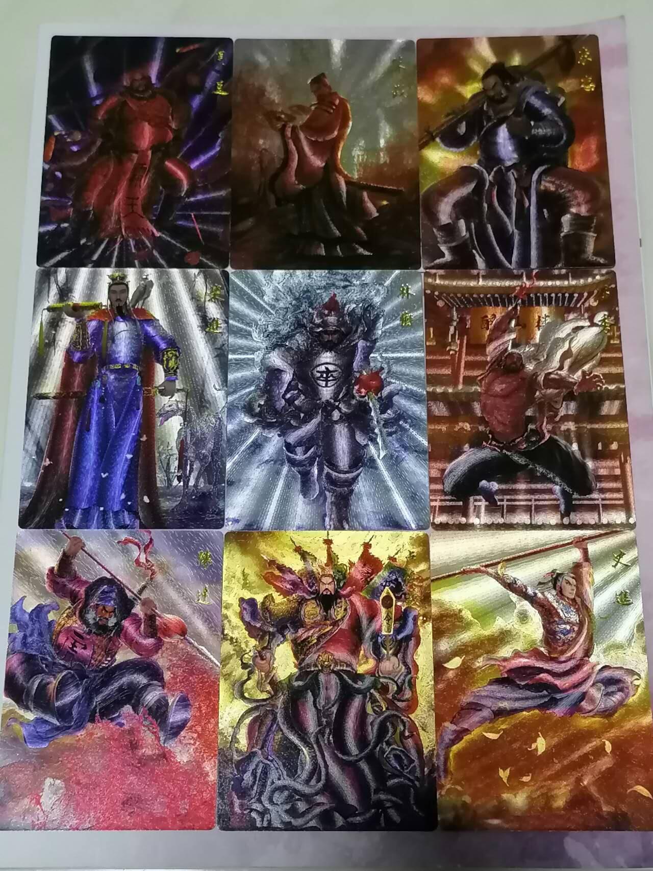 光影卡牌第29期，各家亲签，各家套卡，持续收拍品 权迎东签绘水浒第一弹25张，半粗工艺，图拍的是全粗